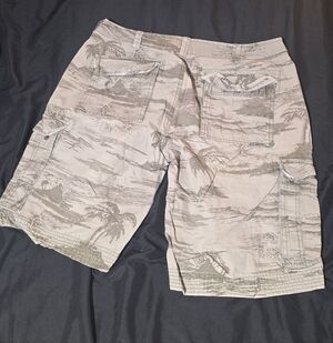 GAP Men's Gray Tropical Cargo Shorts